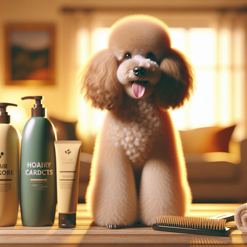 An image illustrating Los mejores productos para el pelo de tu Poodle en Chile