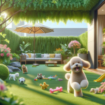 An image illustrating Qué necesita un Poodle para vivir en casa con jardín