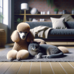 An image illustrating Poodle y gatos - ¿pueden convivir sin problemas?
