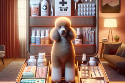 An image illustrating Qué debe incluir el botiquín de tu Poodle