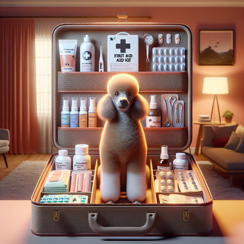 An image illustrating Qué debe incluir el botiquín de tu Poodle