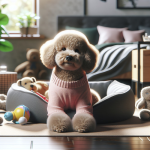 An image illustrating Cómo enseñar a un Poodle a quedarse solo sin ansiedad