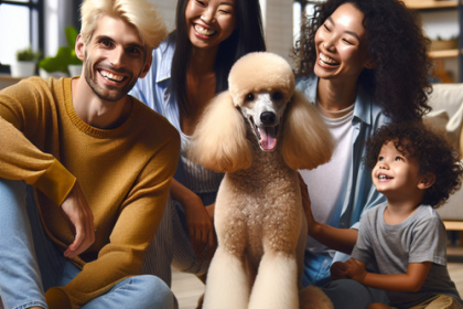 An image illustrating Por qué los Poodle son buenos perros de compañía