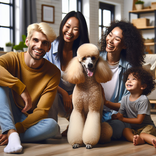 An image illustrating Por qué los Poodle son buenos perros de compañía