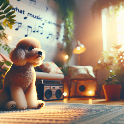 An image illustrating Qué música calma a un Poodle nervioso