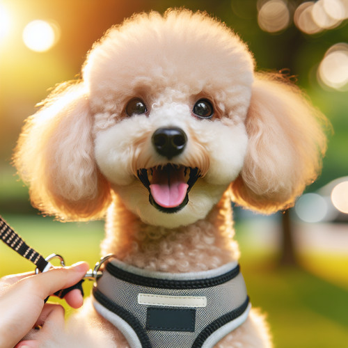 An image illustrating Cómo elegir el arnés perfecto para un Poodle