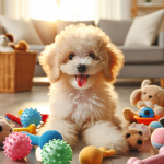 An image illustrating Qué juguetes son seguros para un Poodle cachorro