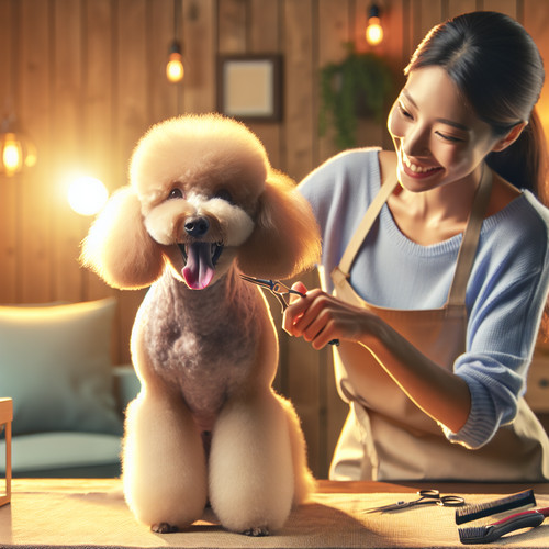 An image illustrating Consejos para cortar el pelo a tu Poodle en casa