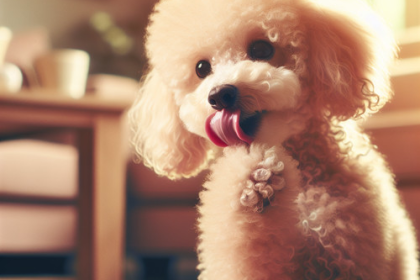 An image illustrating Por qué los Poodles se lamen las patas