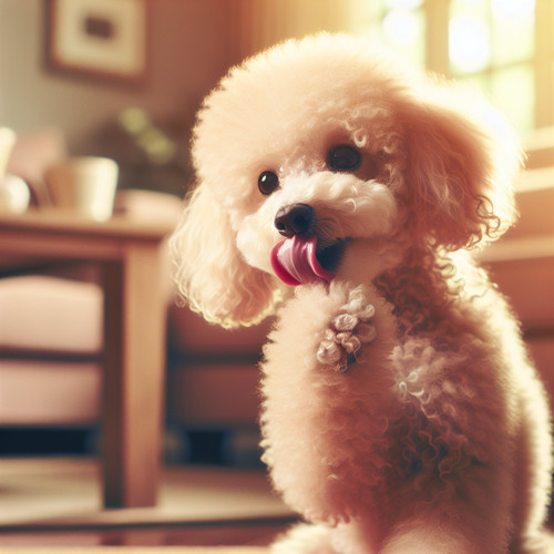 An image illustrating Por qué los Poodles se lamen las patas