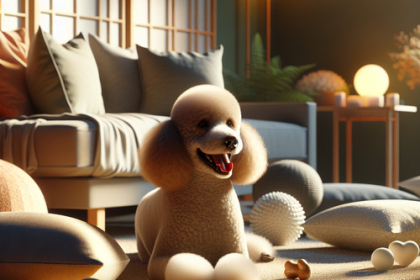 An image illustrating Cómo evitar la ansiedad de separación en Poodles adultos