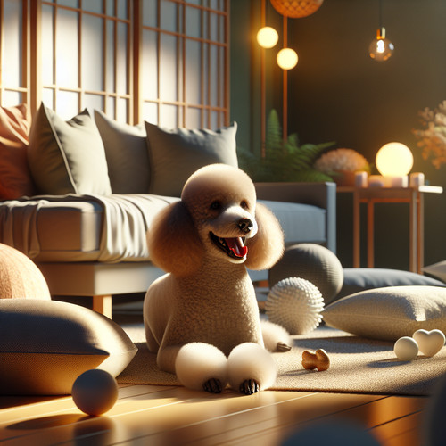 An image illustrating Cómo evitar la ansiedad de separación en Poodles adultos