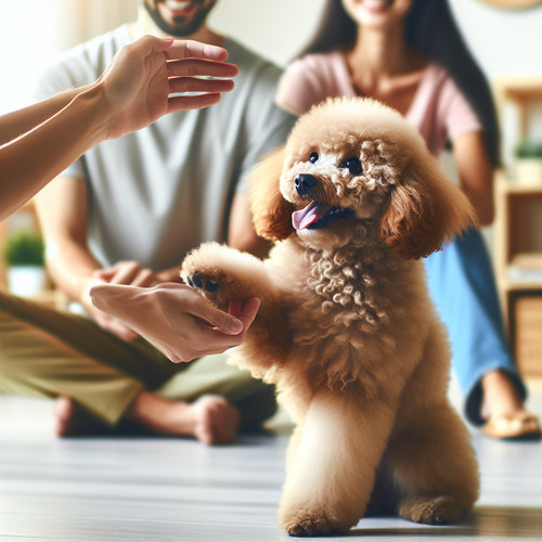An image illustrating Cómo enseñar trucos fáciles a un Poodle