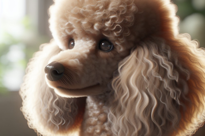 An image illustrating Qué tipo de dieta ayuda al pelo rizado del Poodle