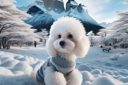 An image illustrating Cuidados del Poodle en regiones frías de Chile
