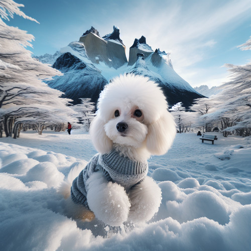 An image illustrating Cuidados del Poodle en regiones frías de Chile