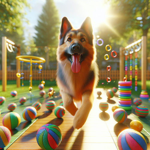 An image illustrating Mejores juguetes para Pastor Alemán activos