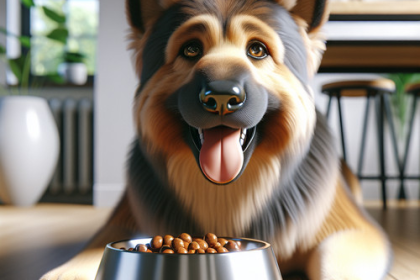 An image illustrating Cuántas veces al día debe comer un Pastor Alemán adulto