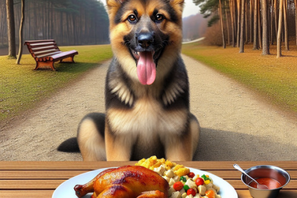 An image illustrating Qué proteína es mejor para Pastor Alemán pollo o cordero