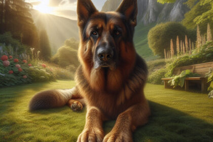 An image illustrating Qué hacer si tu Pastor Alemán cojea después del paseo