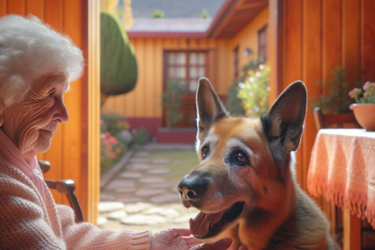 An image illustrating Cómo cuidar a un Pastor Alemán anciano en Chile