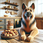 An image illustrating Cómo preparar snacks naturales para tu Pastor Alemán