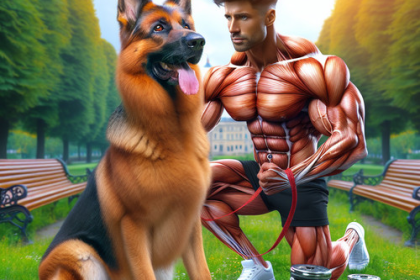 An image illustrating Qué hacer si tu Pastor Alemán tiene sobrepeso