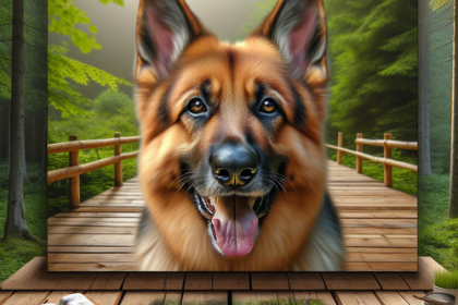 An image illustrating Cómo ayudar a tu Pastor Alemán con problemas digestivos