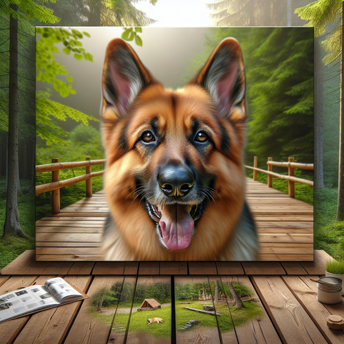An image illustrating Cómo ayudar a tu Pastor Alemán con problemas digestivos