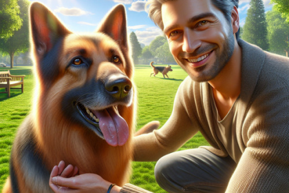 An image illustrating Qué hacer si tu Pastor Alemán muerde mucho al jugar