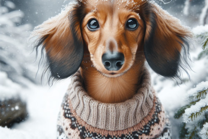 An image illustrating Cómo proteger a tu Dachshund del frío en invierno
