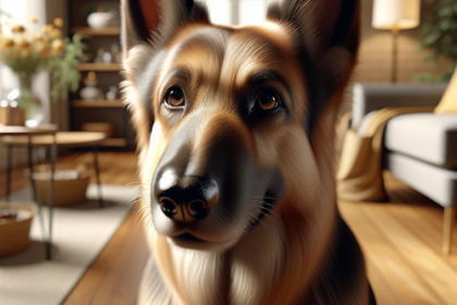 An image illustrating Cómo detectar signos de dolor en tu Pastor Alemán