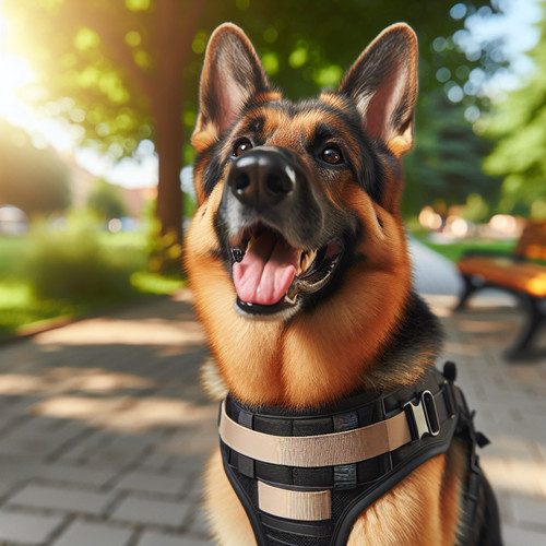 An image illustrating Qué arnés usar para evitar lesiones en Pastor Alemán