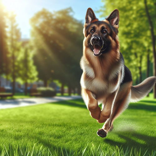 An image illustrating Cómo mantener el peso ideal de tu Pastor Alemán