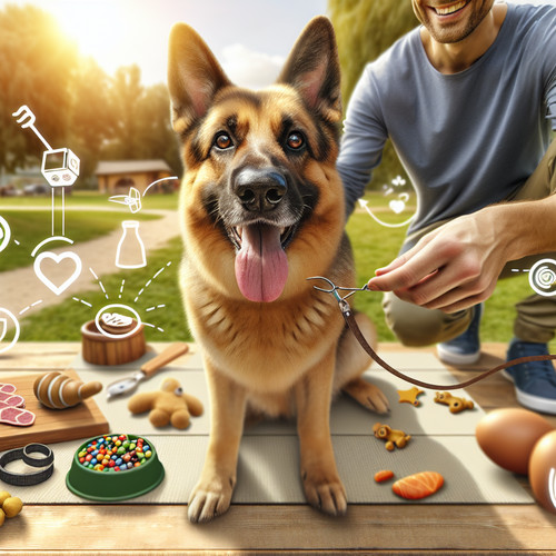 An image illustrating Cómo crear una rutina diaria para tu Pastor Alemán