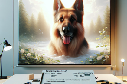 An image illustrating Qué hacer si tu Pastor Alemán sufre de estrés