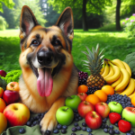 An image illustrating Qué frutas puede comer un Pastor Alemán sin problemas