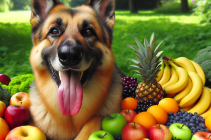 An image illustrating Qué frutas puede comer un Pastor Alemán sin problemas