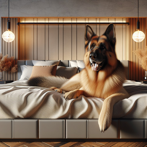 An image illustrating Cómo elegir la mejor cama para Pastor Alemán grande