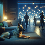 An image illustrating Qué hacer si tu Pastor Alemán tiene miedo a los ruidos fuertes