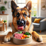 An image illustrating Qué comidas caseras son seguras para un Pastor Alemán