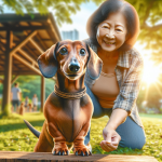 An image illustrating Cómo enseñar trucos simples a un Dachshund