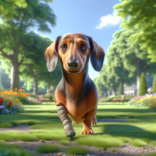 An image illustrating Qué hacer si tu Dachshund se queda cojo