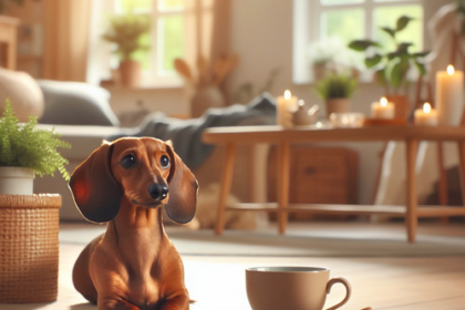 An image illustrating Qué hacer si tu Dachshund sufre ansiedad por separación