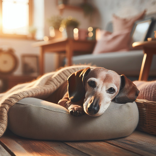 An image illustrating Dachshund senior cuidados para perros mayores