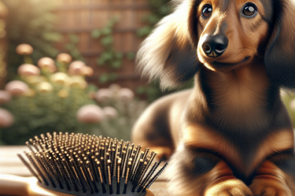 An image illustrating Qué tipo de cepillo usar para el pelaje de tu Dachshund