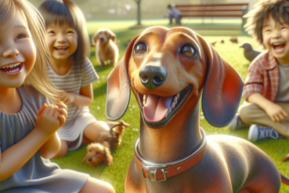 An image illustrating Dachshund y niños pequeños recomendaciones de convivencia