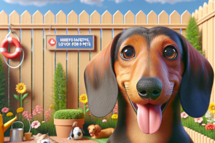 An image illustrating Cómo evitar que tu Dachshund se escape del patio