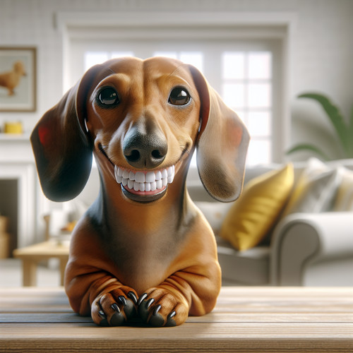An image illustrating Cómo cuidar los dientes de tu Dachshund