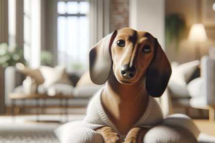 An image illustrating Cómo entrenar a tu Dachshund para quedarse solo sin llorar